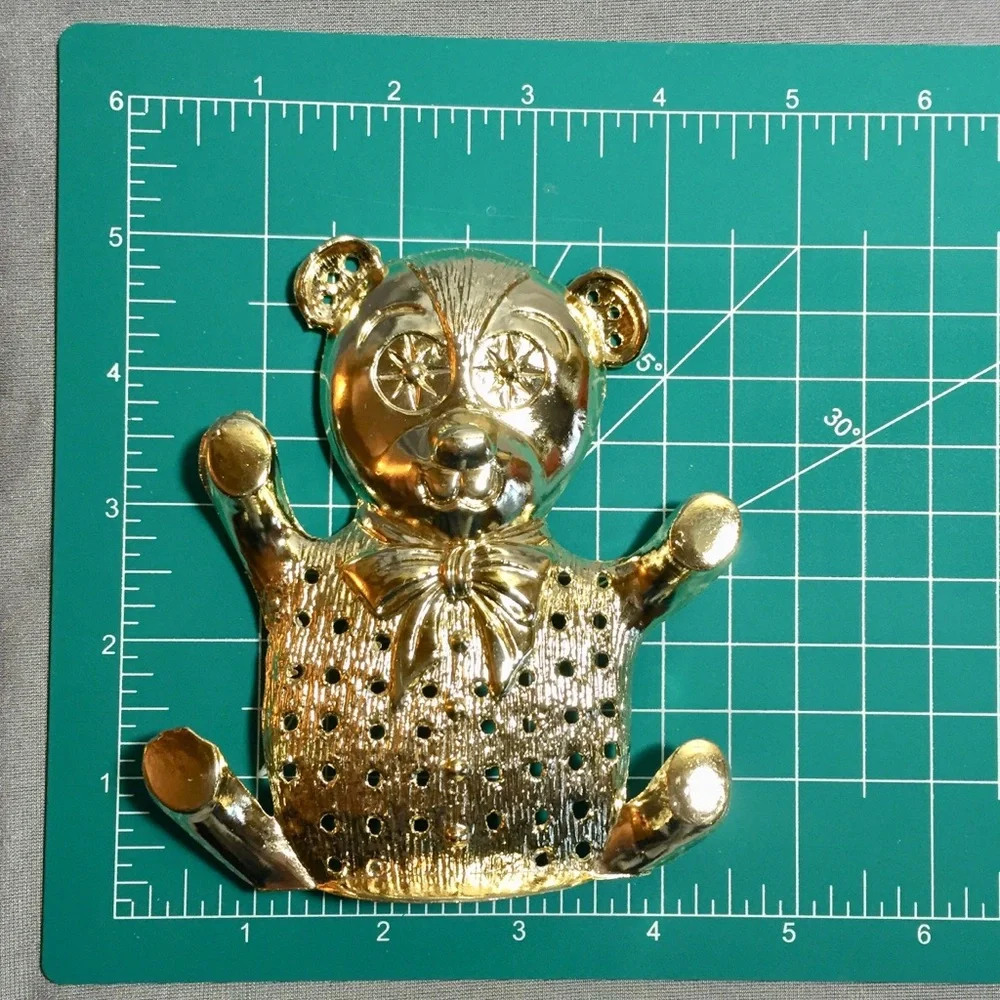 Vintage Torino Teddy Bear Jewelry Holder